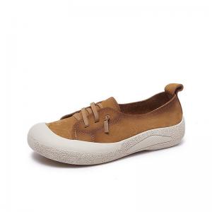 Mom Style Pop Colors Slip-On Platform Sneakers