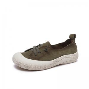 Mom Style Pop Colors Slip-On Platform Sneakers