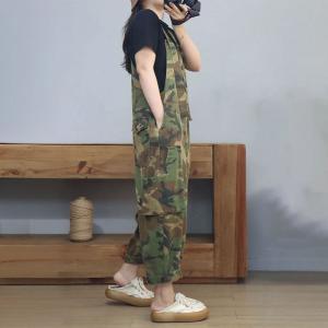Multi-Pockets Camouflage Cargo Overalls