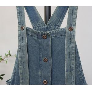 Button Fly Pockets Versatile Jean Dungarees