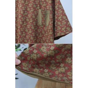 Chest Pocket Cotton Oversized Floral T-shirt