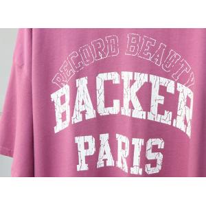 Letter Printed Cotton Long Oversized T-shirt