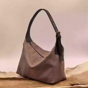 Vegetable Tanned Cowhide Handcrafted Hobo Bag