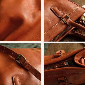 Business Cowhide Handcrafted Tote Bag