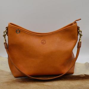 Handcrafted Elegant Vegetable Tanned Cowhide Underarm Bag