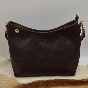 Handcrafted Elegant Vegetable Tanned Cowhide Underarm Bag