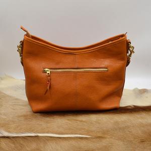 Handcrafted Elegant Vegetable Tanned Cowhide Underarm Bag