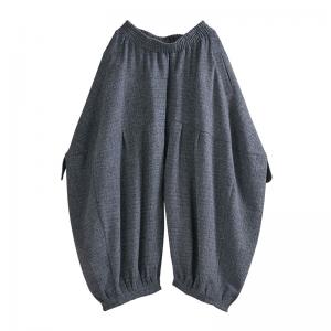 Customize Made Plus Size Gray Balloon Harem Pants