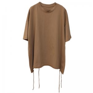 Casual Chic Cotton Oversized Tassel T-shirt
