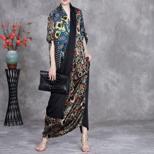 Summer Resort Printed Maxi Hawaiian Dress