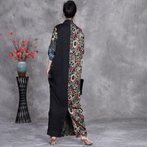 Summer Resort Printed Maxi Hawaiian Dress