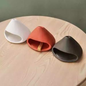 Ceramic Palo Santo Holder Ash Catcher for Meditation Desktop Decor