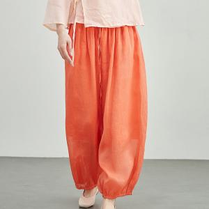 Comfy Loose Ramie Balloon Pants