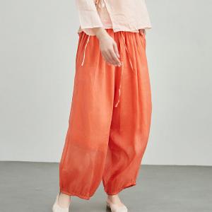 Comfy Loose Ramie Balloon Pants