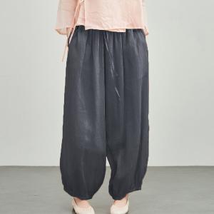 Comfy Loose Ramie Balloon Pants