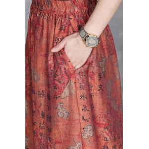 Black Sheer Hem Silk Tunic with Printed Long Pants