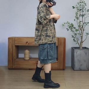 Lazy Day Camo and Leopard Printed Casual T-shirt