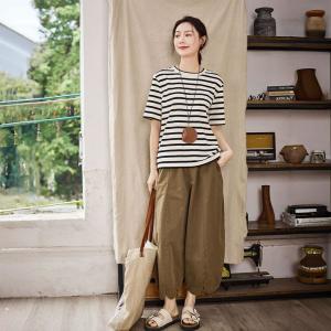Summer Casual Comfy High Rise Balloon Pants
