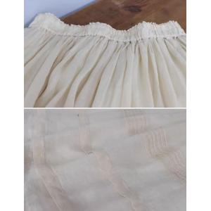 Comfy Loose Ramie Tiered Maxi Skirt