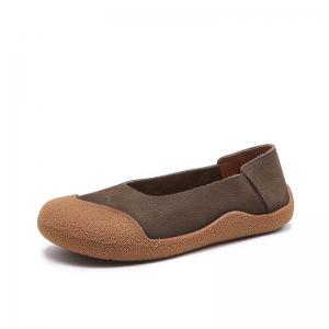 Over40 Style Casual Leather Comfort Work Flats