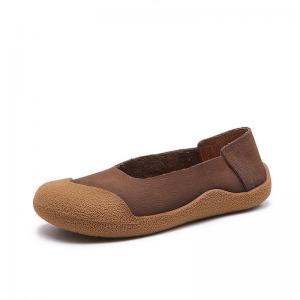 Over40 Style Casual Leather Comfort Work Flats