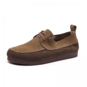 Soft Leather Low Heels Comfort Mom Flats