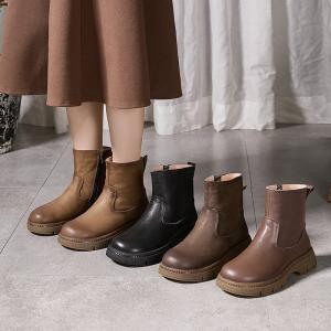 Plush Lining Winter Warm Ankle Boots