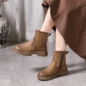 Plush Lining Winter Warm Ankle Boots