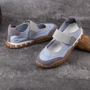 Sports Style Velcro Breathable Mary Jane Shoes