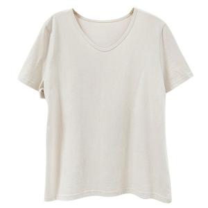Casual Chic V-Neck Short Sleeves Plain T-shirt
