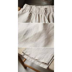 Drawstring Waist Plain Straight Leg Casual Pants