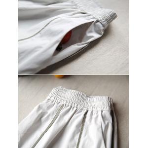 Light Gray Striped Casual Wide Leg Pants
