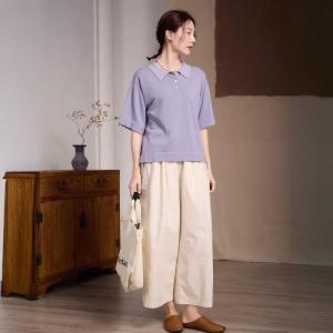 Half Sleeves Oversized Polo Henley Shirt