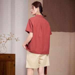 Business Casual Cotton Polo Neck Ladies Shirt