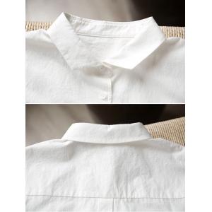 Business Casual Cotton Polo Neck Ladies Shirt