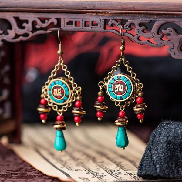 Ethnic Turquoise cheongsam