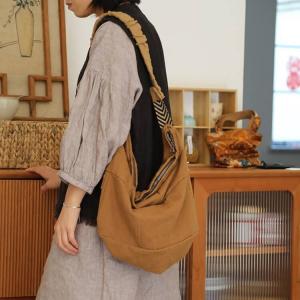 Easy Chic Cotton Linen Versatile Crossbody Bag