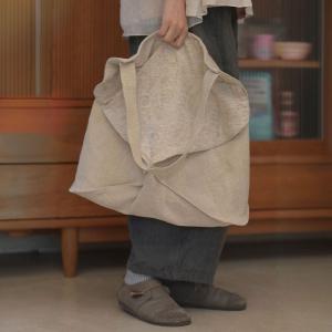 Cottagecore Fashion Plain Linen Jacquard Buddhist Bag