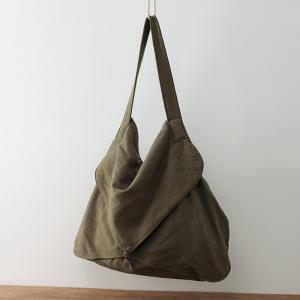 Cottagecore Fashion Plain Linen Jacquard Buddhist Bag