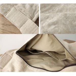 Cottagecore Fashion Plain Linen Jacquard Buddhist Bag
