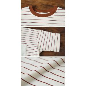 Patched Chest Pocket Striped T-shirt