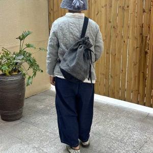 Jacquard Linen Designer Crossbody Bucket Bag