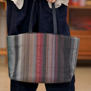 Colorful Striped Casual Versatile Tote Bag