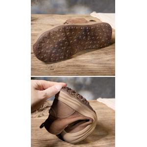 Fall Fashion Zip Up Leather Ladies Martin Boots