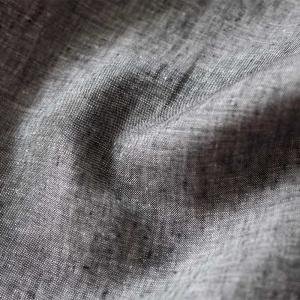 Short Sleeves Loose Gray Linen Shift Dress