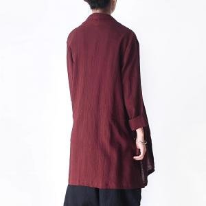 Casual Cozy Linen Pleated Midi Cardigan