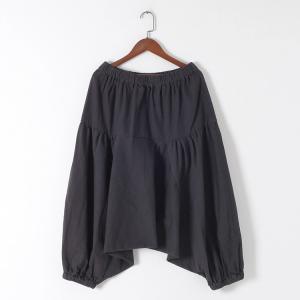 Casual Chic Cotton Linen Low Crotch Yoga Pants