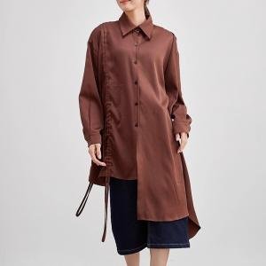 Long Sleeves Asymmetrical Designer Ladies Shirt