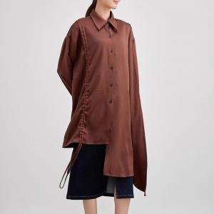Long Sleeves Asymmetrical Designer Ladies Shirt