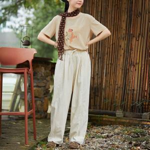 Girl Patterns Casual Oversized T-shirt